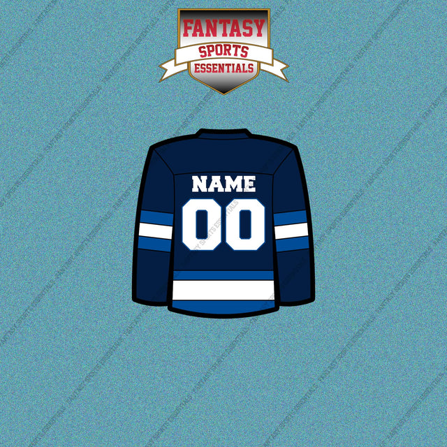 Winnipeg Jets Personalized Current Home Jersey Car Decals