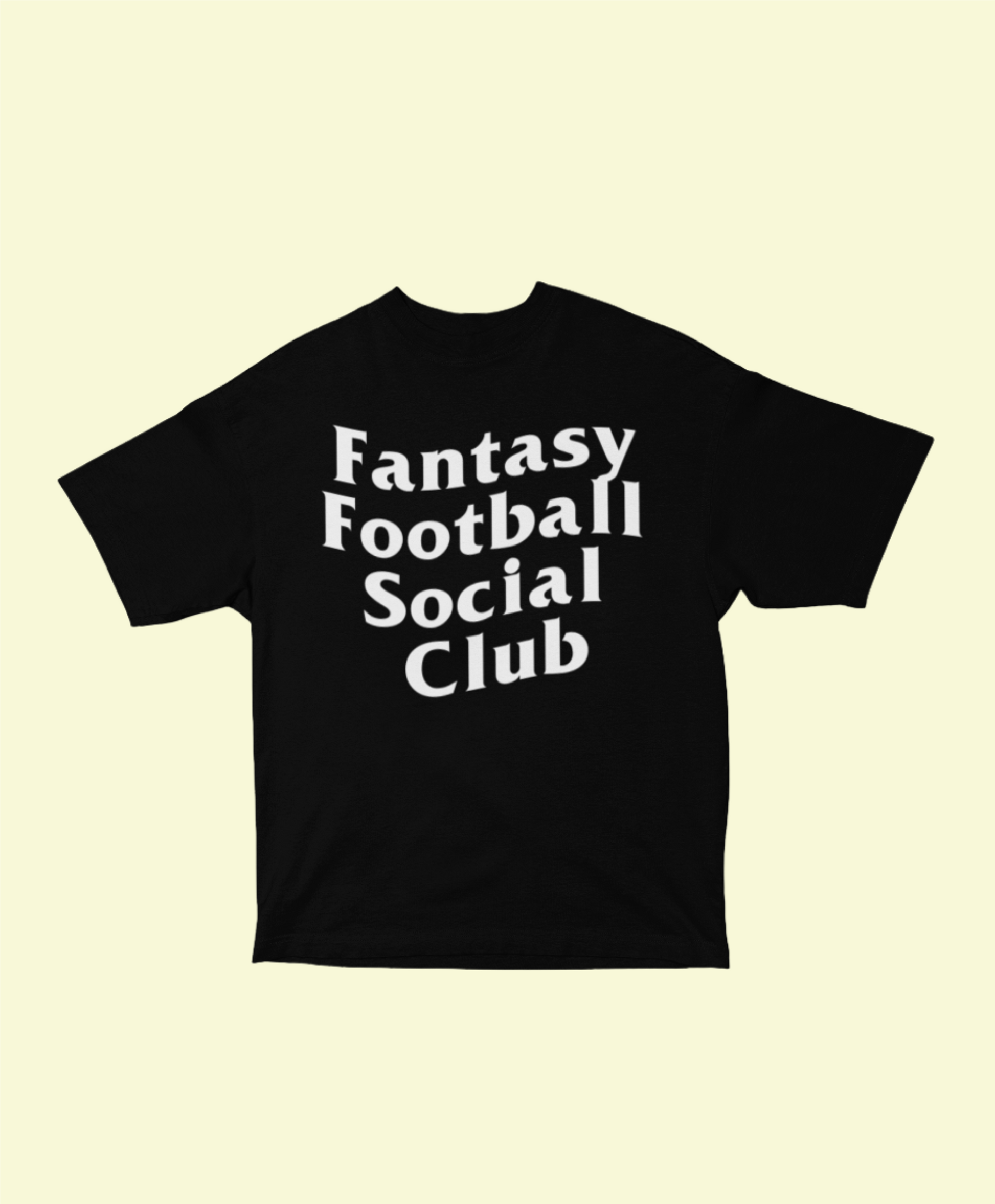 Fantasy Sports Essentials Exclusive Fantasy Football Social Club Unisex T-Shirt Back